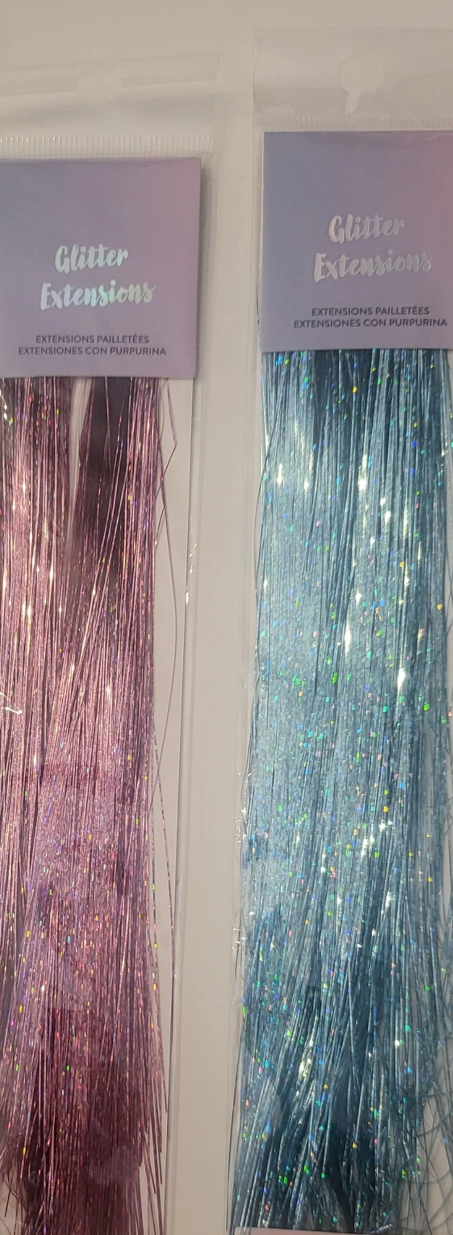 Synthetic glitter hair extension – photo 2
